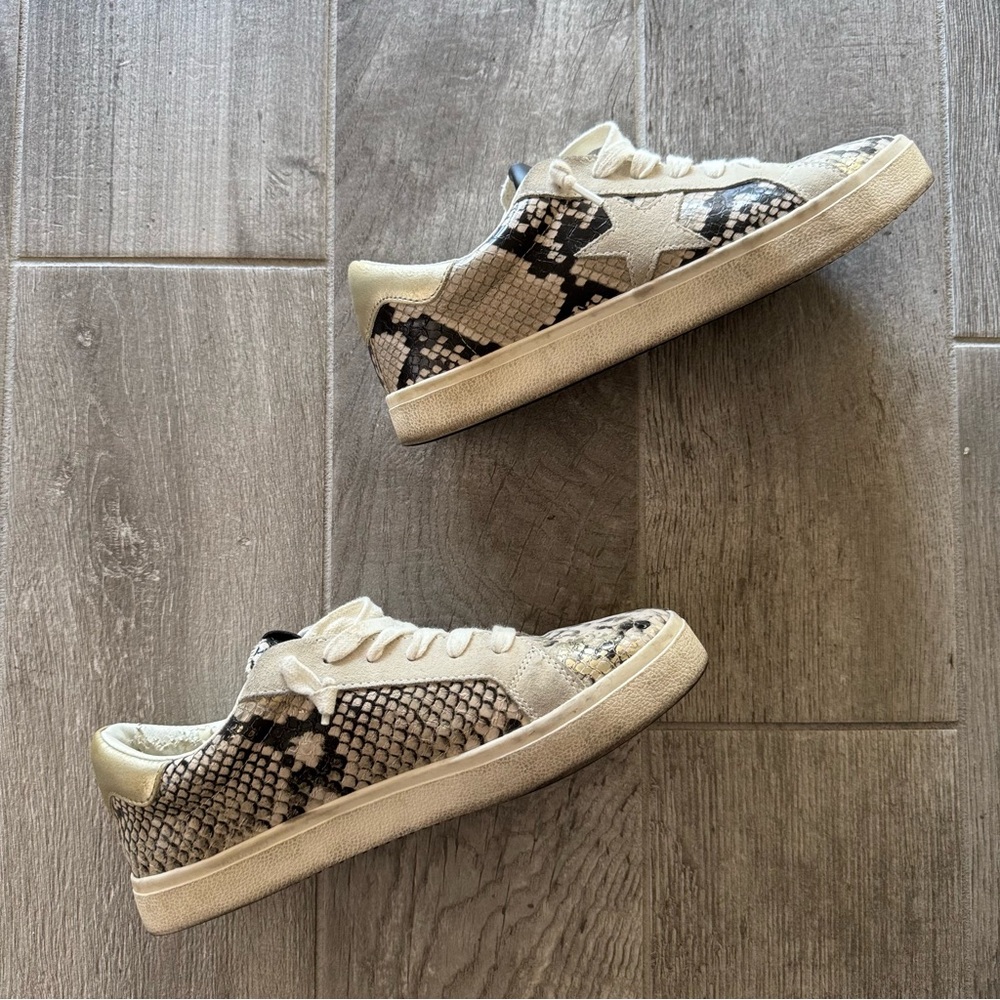 Steve Madden Snake Print Sneakers - Picture 6 of 10